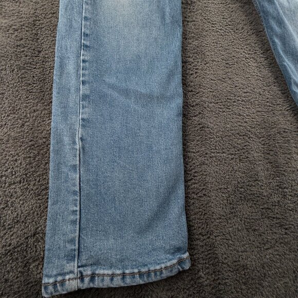 Levi's 505 Denim Jeans Blue ACTL 31x29 Zip Fly Cotton Blend Workwear Outdoors - Picture 6 of 16